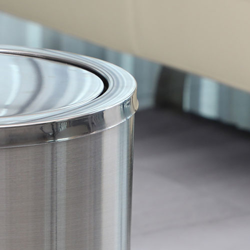 Thùng rác inox nắp lật - hình 4