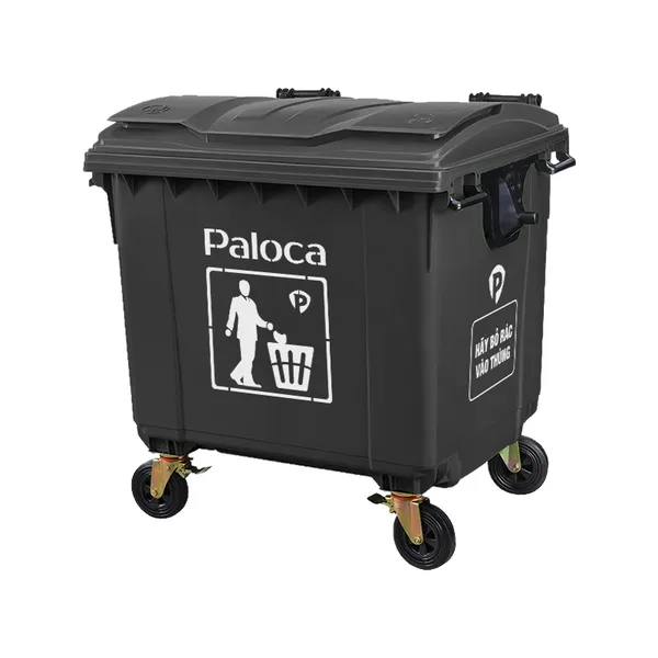 Thùng rác nhựa 1100L - hình 1