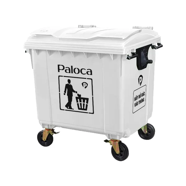 Thùng rác nhựa 1100L - hình 3