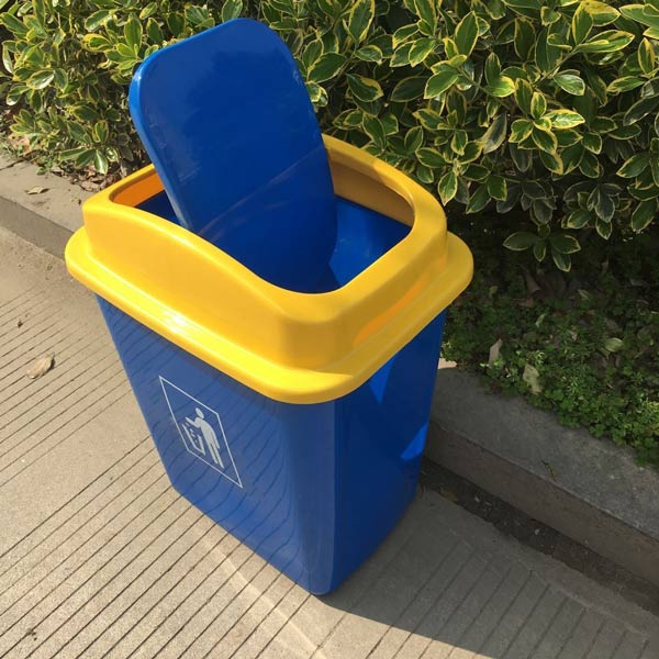 Thùng rác nhựa có nắp bập bênh 30L - hình 5