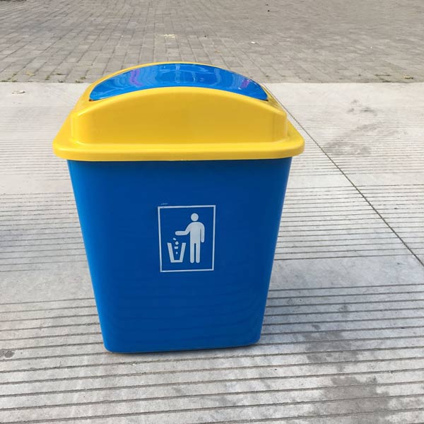 Thùng rác nhựa có nắp bập bênh 30L - hình 3