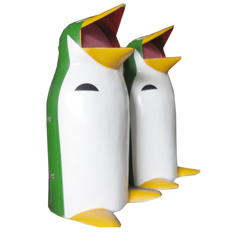 Thùng rác hình chim cánh cụt giá rẻ - hình 3