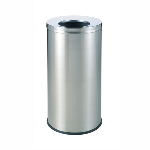 Thùng rác inox tròn nắp hở - hình 6