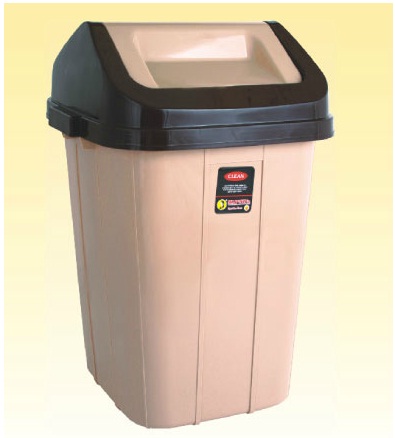 Thùng đựng rác 40L có nắp bập bênh - hình 2