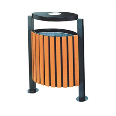 Thùng rác gỗ ngoài trời A37-K - hình 2