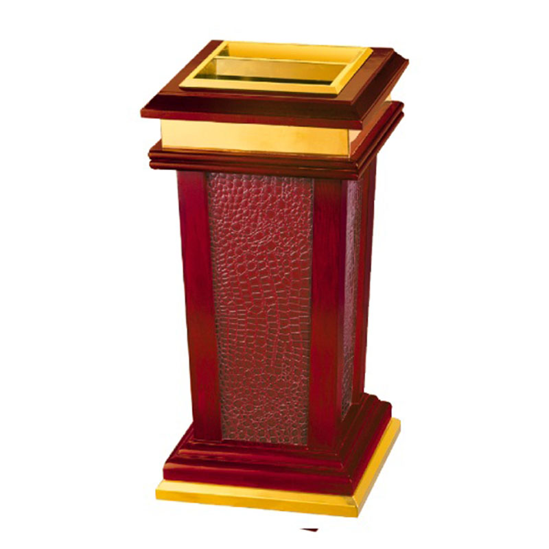 Thùng rác khách sạn có gạt tàn thuốc lá - hình 3