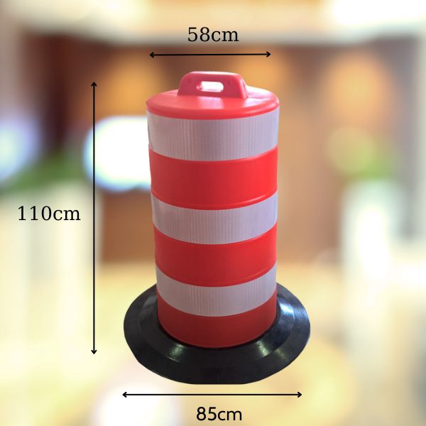 Trụ chống va đập giao thông nhựa - hình 3