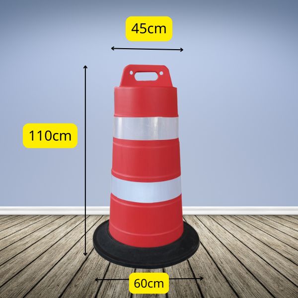 Trụ chống va đập giao thông nhựa - hình 5