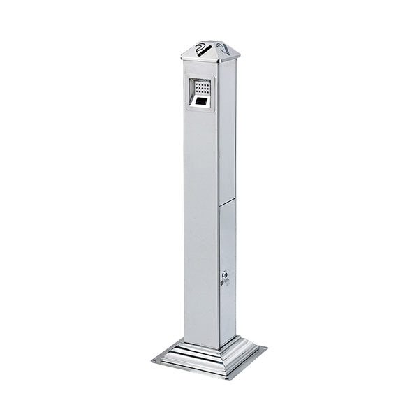 Trụ inox đựng tàn thuốc lá - hình 5