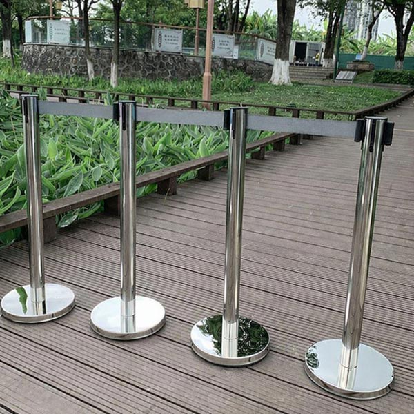 Trụ ngăn phân làn dây màu ghi - hình 5