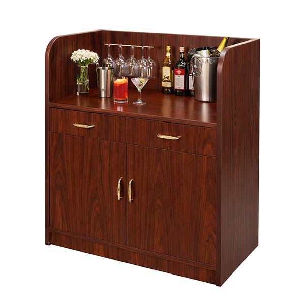 Tủ phục vụ quầy bar bằng gỗ - hình 6