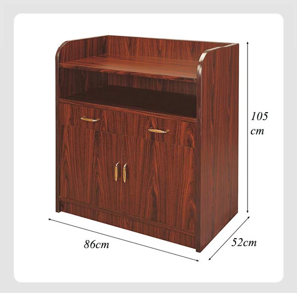 Tủ phục vụ quầy bar bằng gỗ - hình 3
