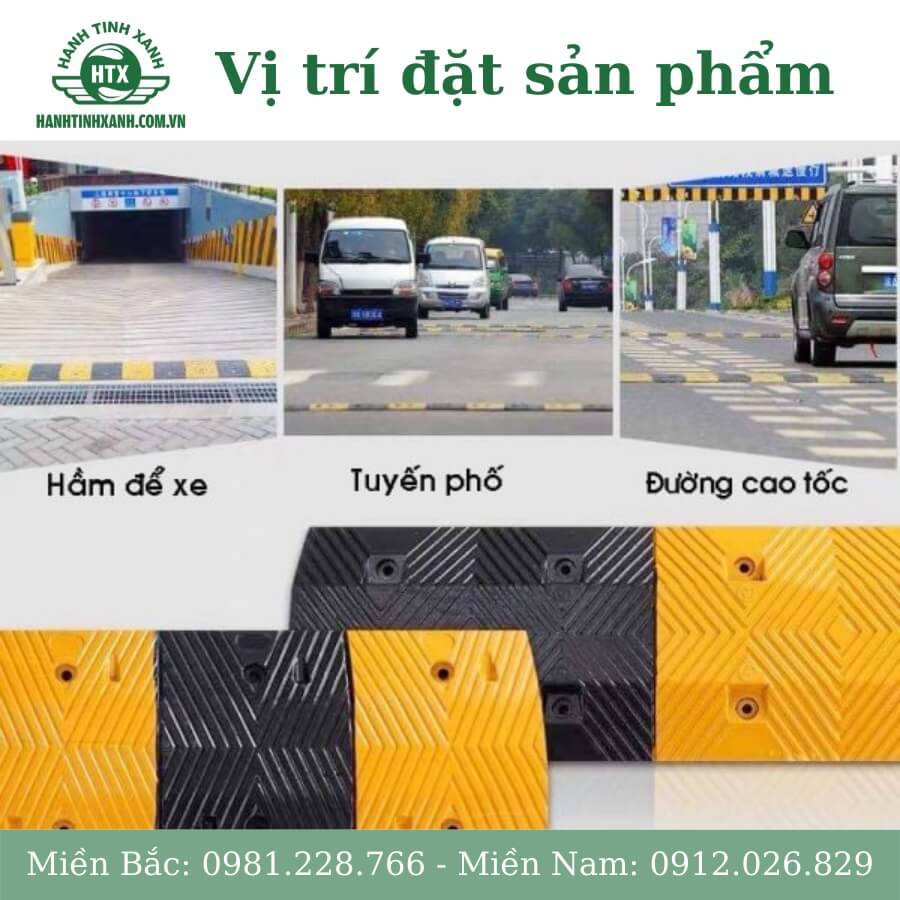 Gờ giảm tốc cao su chịu tải lớn - hình 5