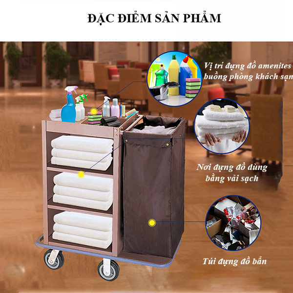 Xe buồng phòng 1 túi vải - hình 5