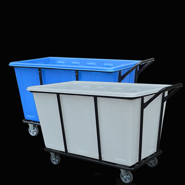 Xe chở đồ giặt là bằng nhựa khung thép - hình 2