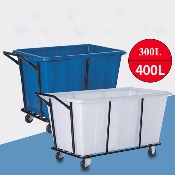Xe chở đồ vải bằng nhựa 400L - hình 4