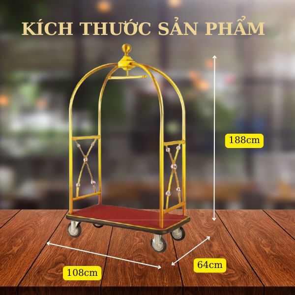 Xe chở hành lý lồng chim - hình 3