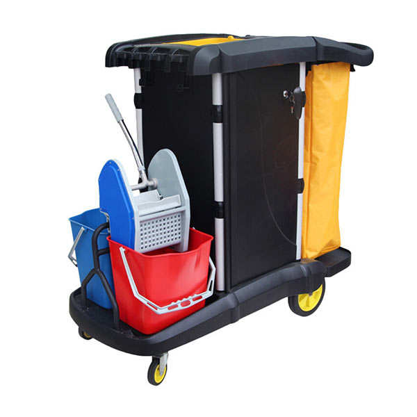 Xe đẩy đồ làm vệ sinh chuyên dụng - hình 6