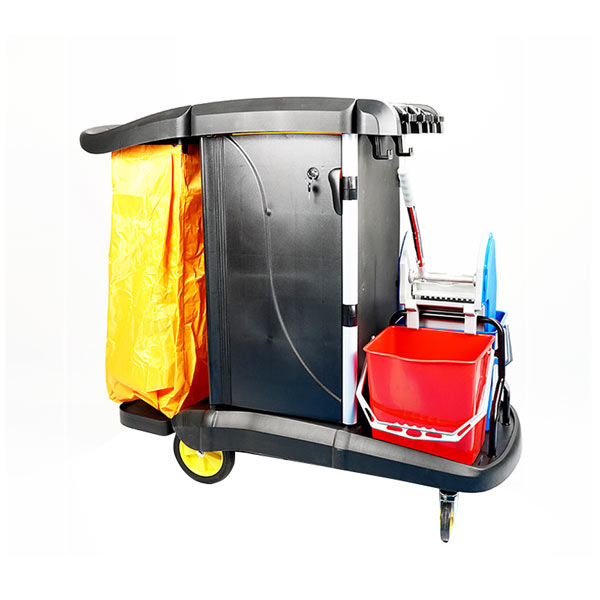 Xe đẩy đồ làm vệ sinh chuyên dụng - hình 5