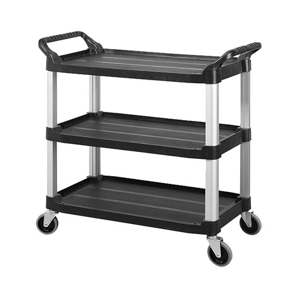 Xe đẩy dọn bàn ăn đa năng khung nhôm tam giác - hình 2