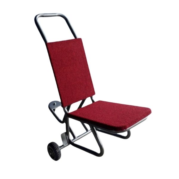 Xe đẩy ghế thép sơn tĩnh điện - hình 5