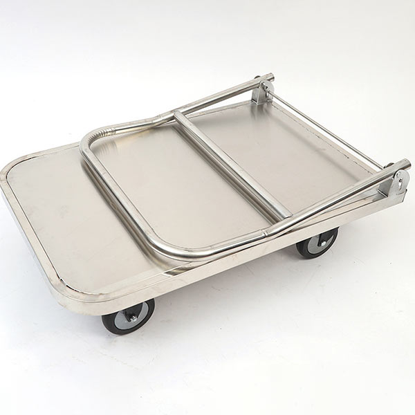Xe đẩy hàng 300kg - 150kg bằng inox - hình 5