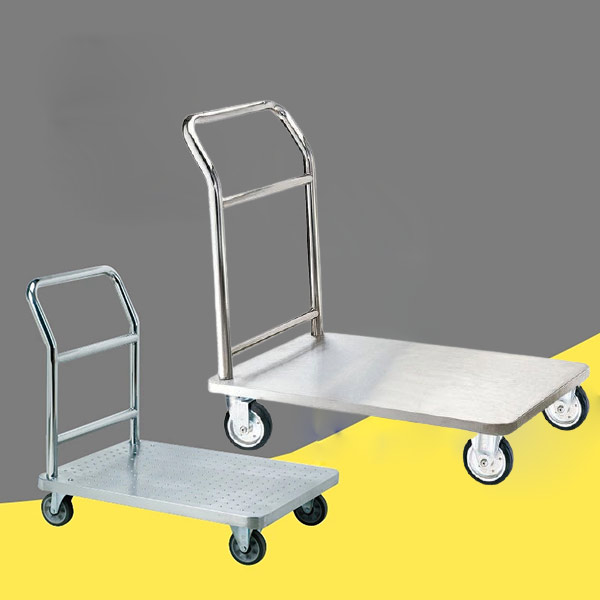 Xe đẩy hàng inox - hình 5