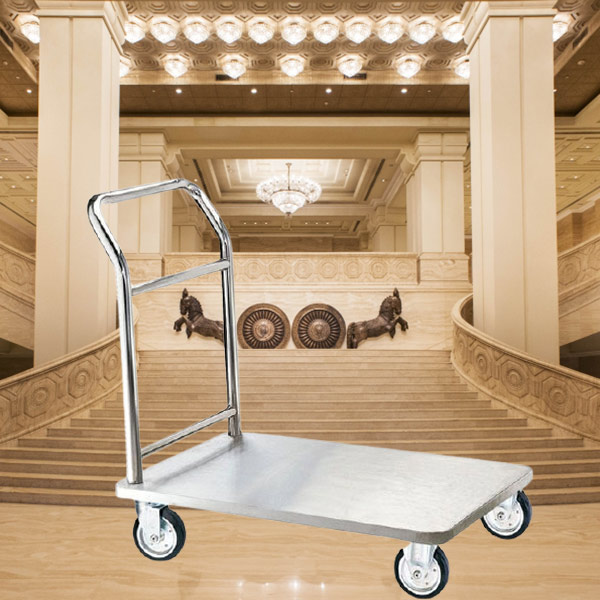 Xe đẩy hàng inox - hình 2