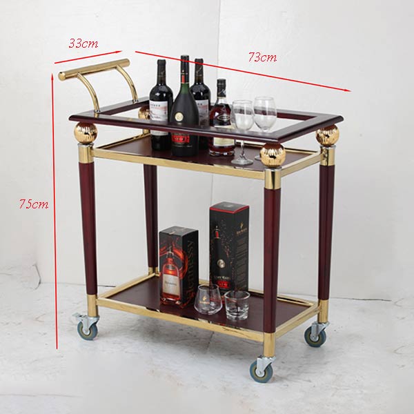 Xe đẩy phục vụ rượu khách sạn - hình 2