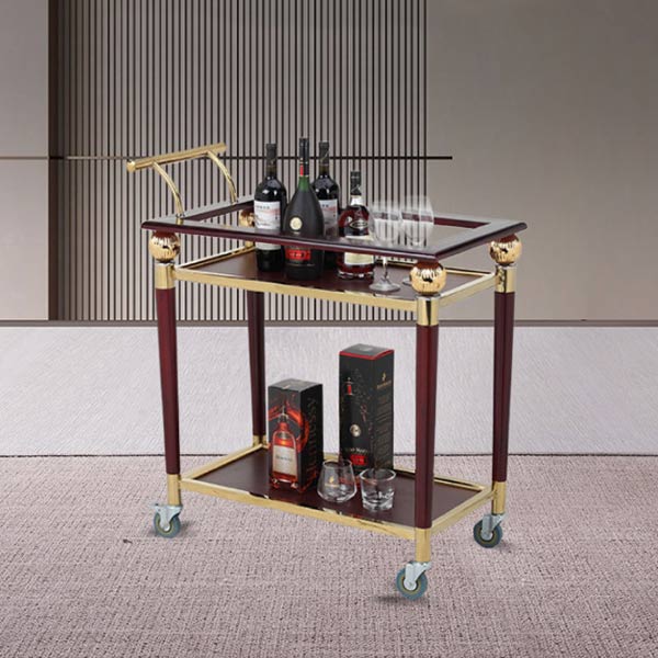 Xe đẩy phục vụ rượu khách sạn - hình 5