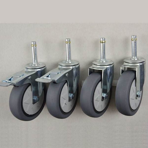 Xe đẩy thức ăn bằng nhựa khung nhôm tam giác - hình 5