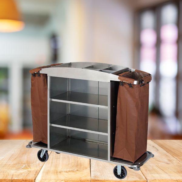Xe inox làm buồng khách sạn - hình 4