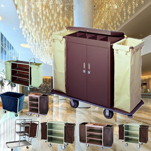 Xe làm buồng khách sạn có nắp - hình 5