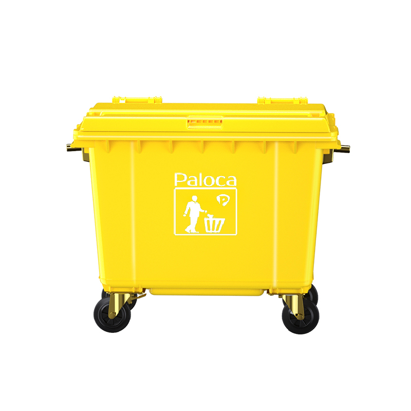 Xe đẩy rác 660 lít - hình 2