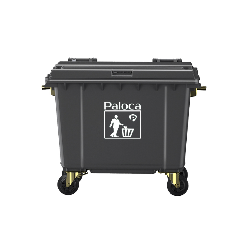 Xe đẩy rác 660 lít - hình 4