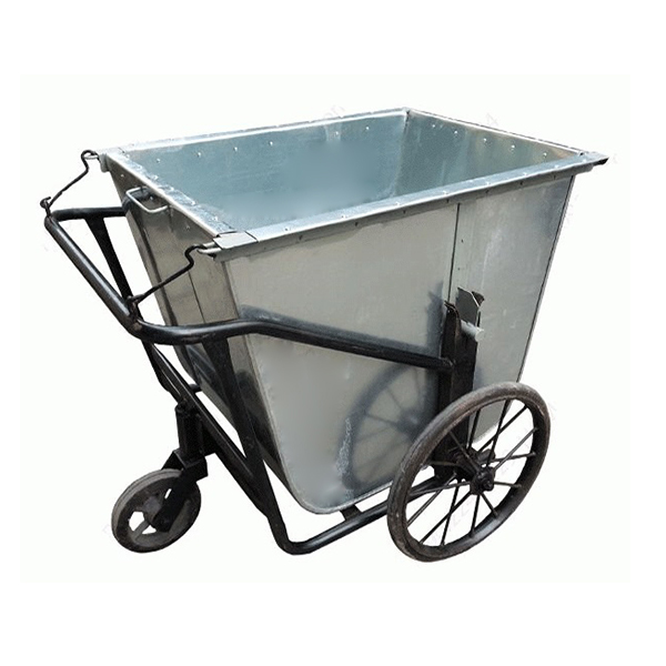Xe thu gom rác bằng tôn - hình 3