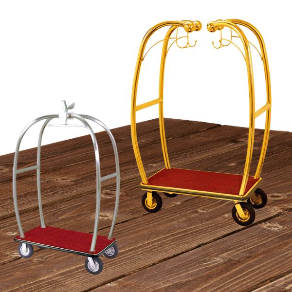 Xe trolley đẩy hành lý khách sạn - hình 5