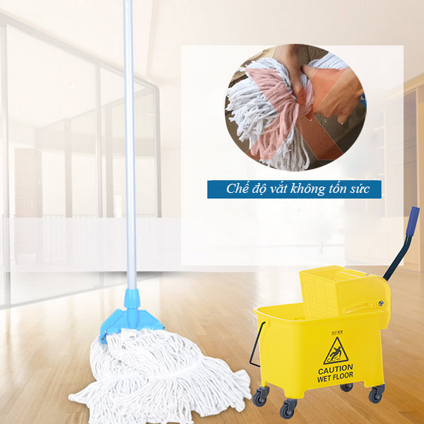 Xe vắt móp 20l màu vàng - hình 4