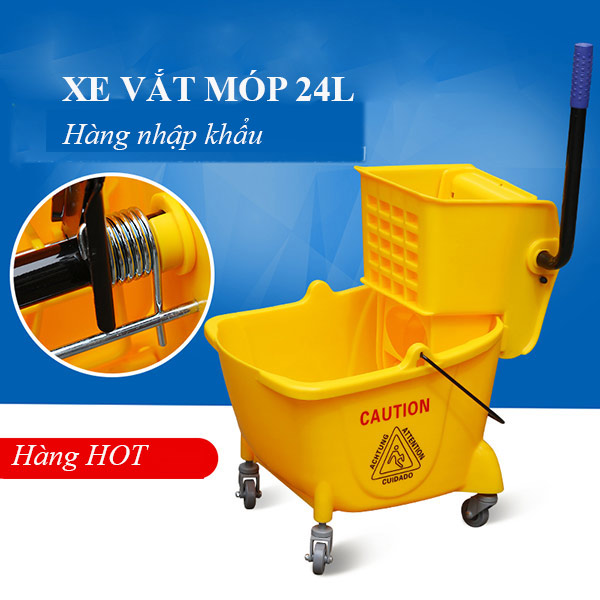 Xe vắt móp đơn 24 lít - hình 2