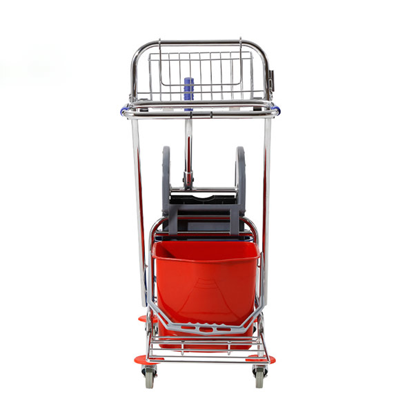 Xe vắt nước 2 xô 34L khung inox - hình 3