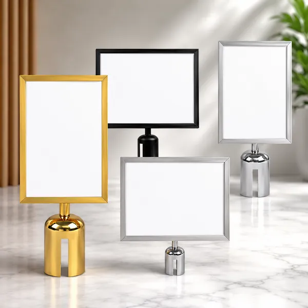 Bảng thông báo gắn đầu cột chắn