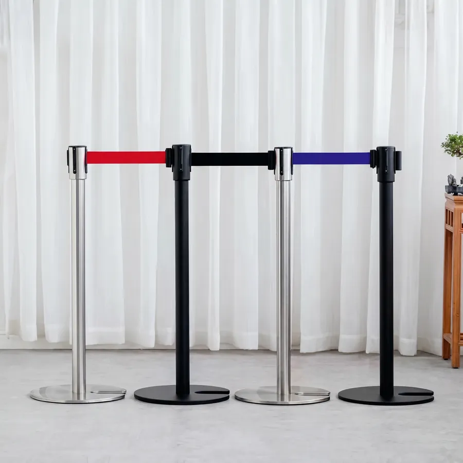 Cột chắn inox dây căng đế chữ U có tính ứng dụng cao