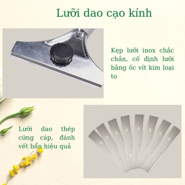 Ưu điểm của lưỡi dao cạo kính thép cứng cao cấp
