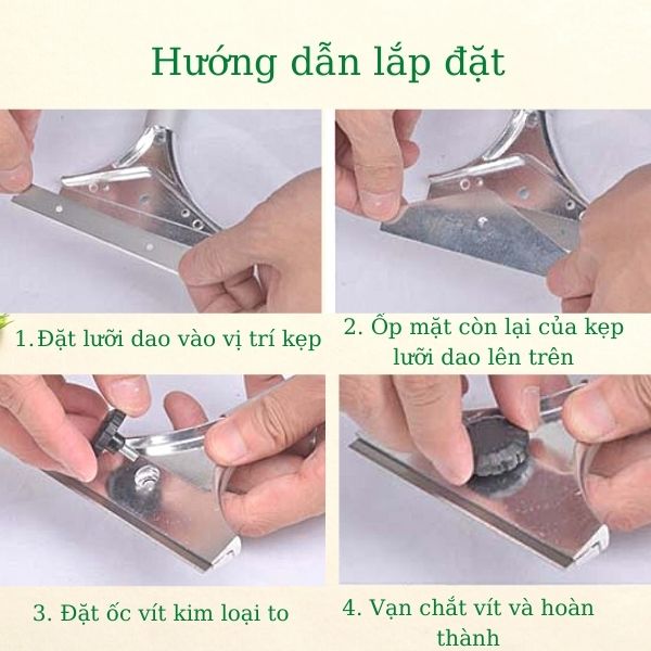 Các bước đơn giản lắp đặt bộ dao cạo chuyên dụng