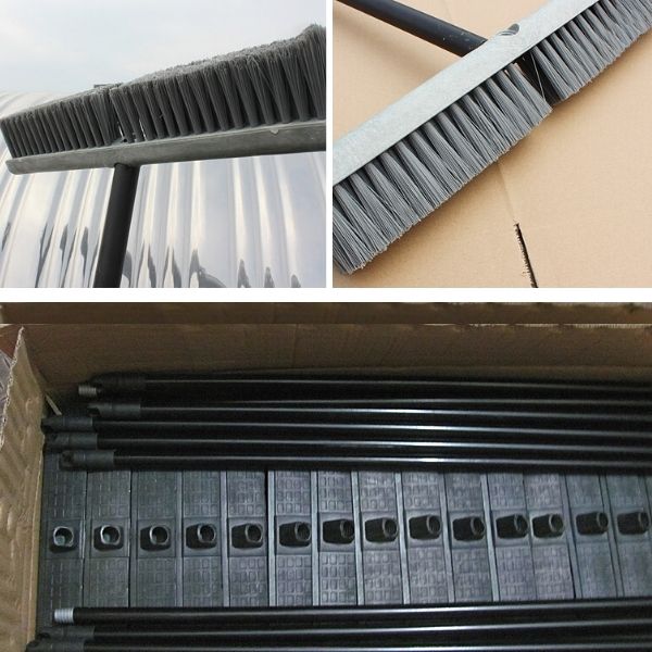 Hình ảnh thực tế bộ bàn chải cọ sàn cán dài