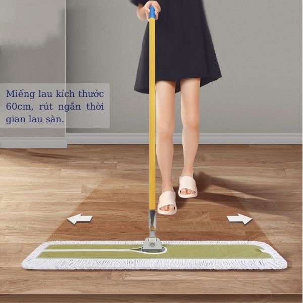 Giẻ lau kích thước lớn, cho phạm vi lau sàn rộng