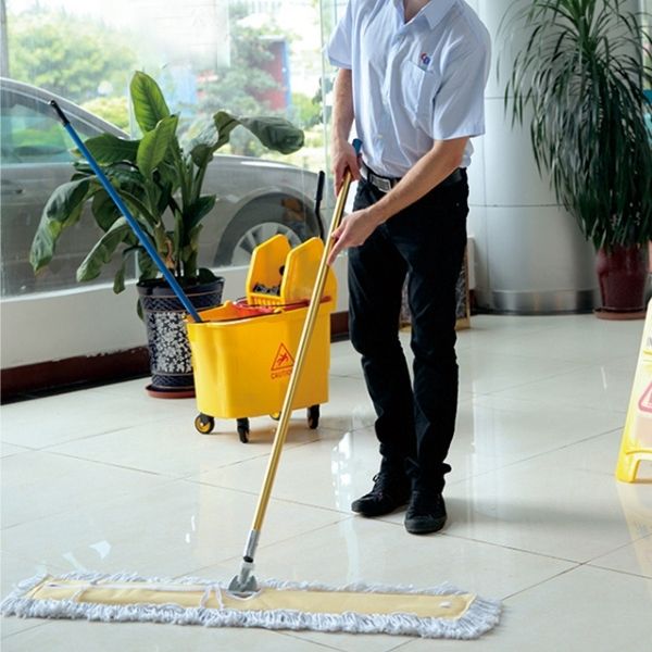 Hình ảnh thực tế bộ cây lau khô sàn nhà