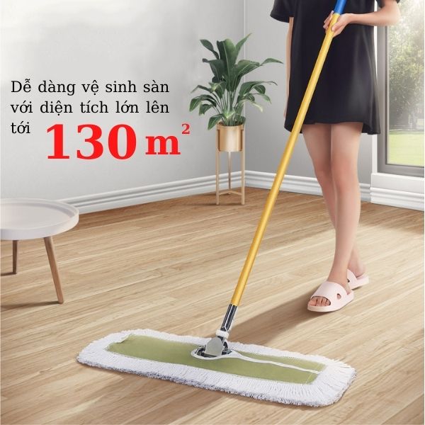 Kích thước giẻ lau sàn lớn cho hiệu quả lau sàn cao