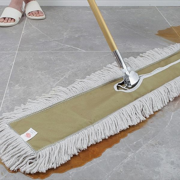 Hình ảnh thực tế cây lau sàn khô Deluxe