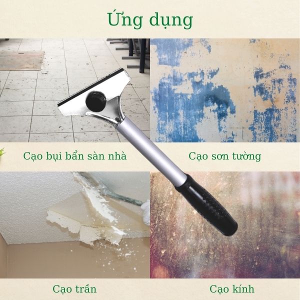 Dao cạo sàn nhanh chóng làm sạch nhiều vết bẩn